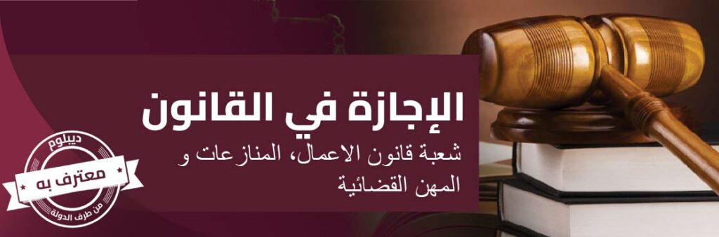 الإجازة في القانون، شعبة قانون الأعمال، المنازعات والمهن القضائي